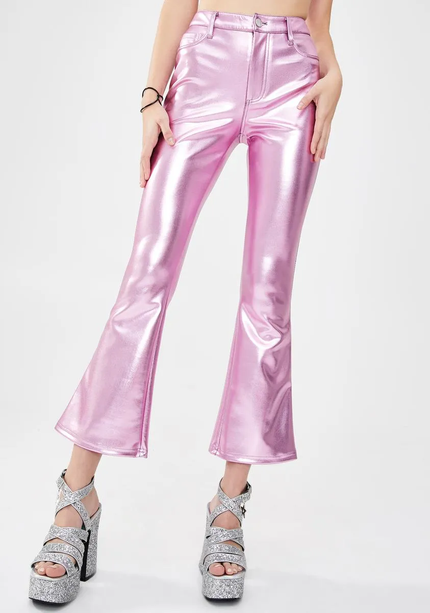 Made Of Dreams Metallic Pants sold by Dolls Kill product image thumbnail 2