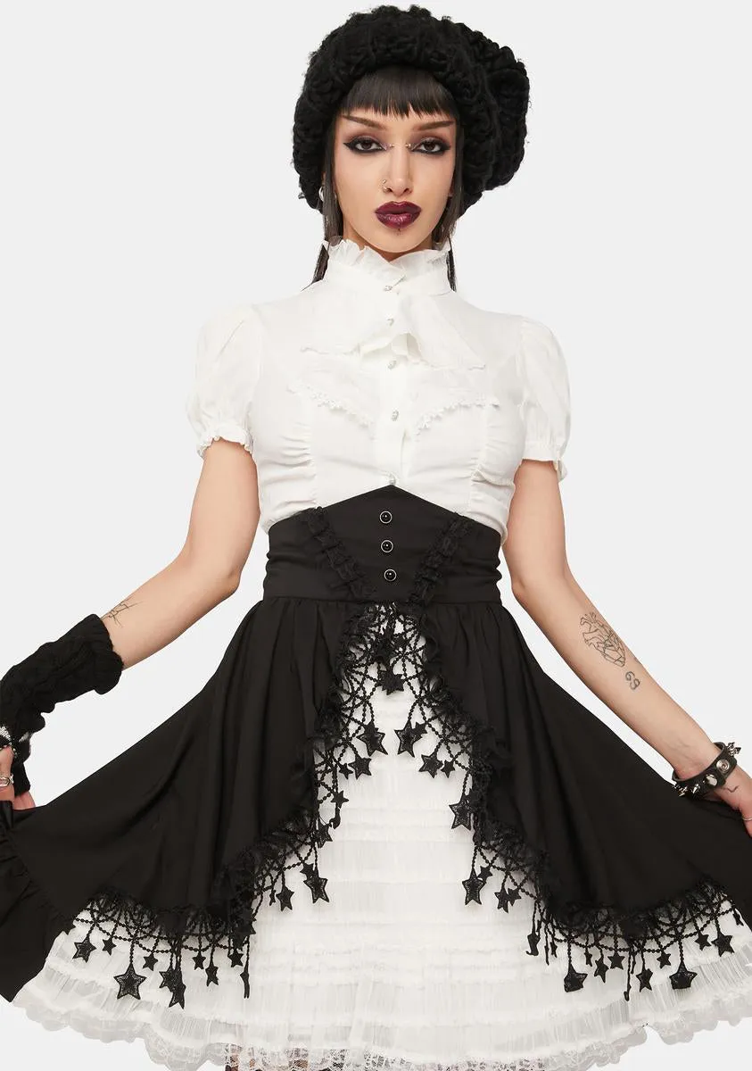 Frilly Star High Waist Skirt sold by Dolls Kill product image thumbnail 2