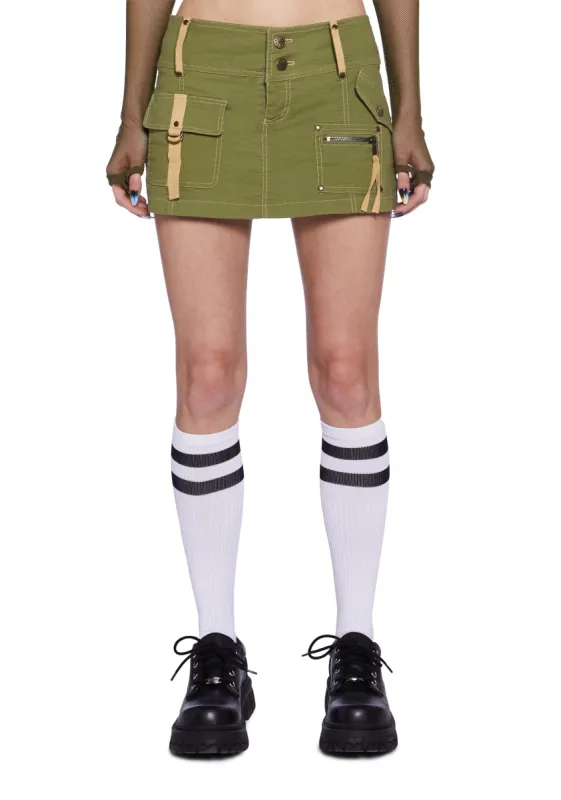 House Party Cargo Skort sold by Dolls Kill