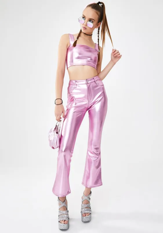 Made Of Dreams Metallic Pants sold by Dolls Kill