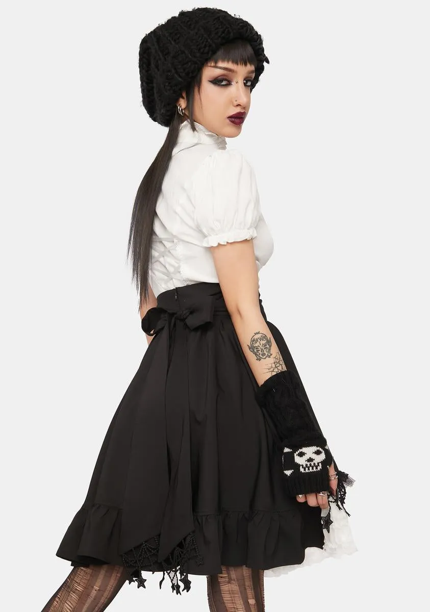 Frilly Star High Waist Skirt sold by Dolls Kill product image thumbnail 4