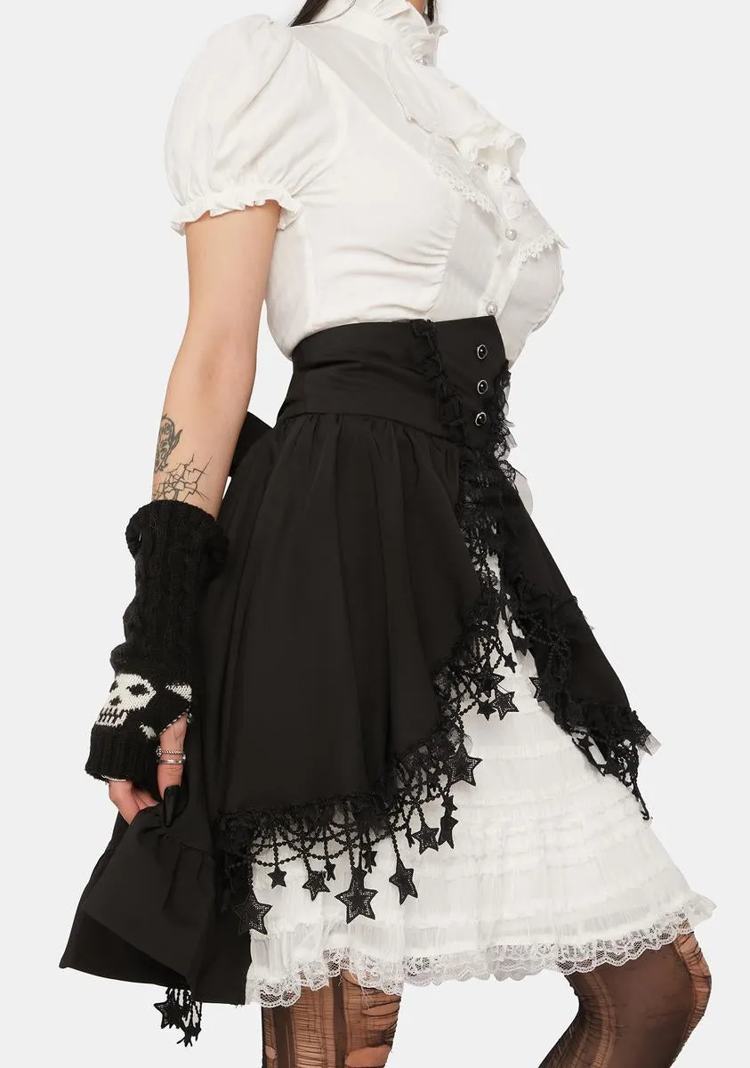 Frilly Star High Waist Skirt sold by Dolls Kill