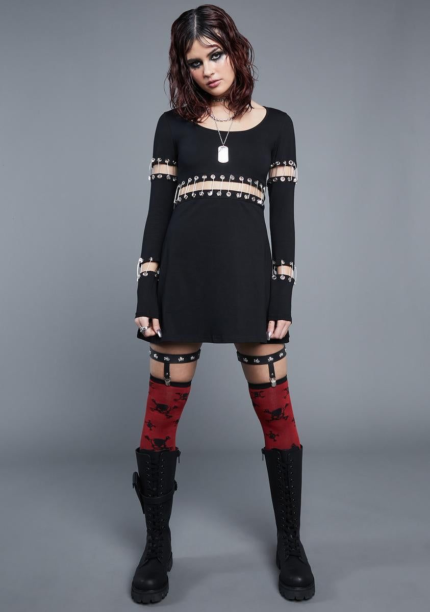 Fleeting Fury Mini Dress sold by Dolls Kill product image thumbnail 3