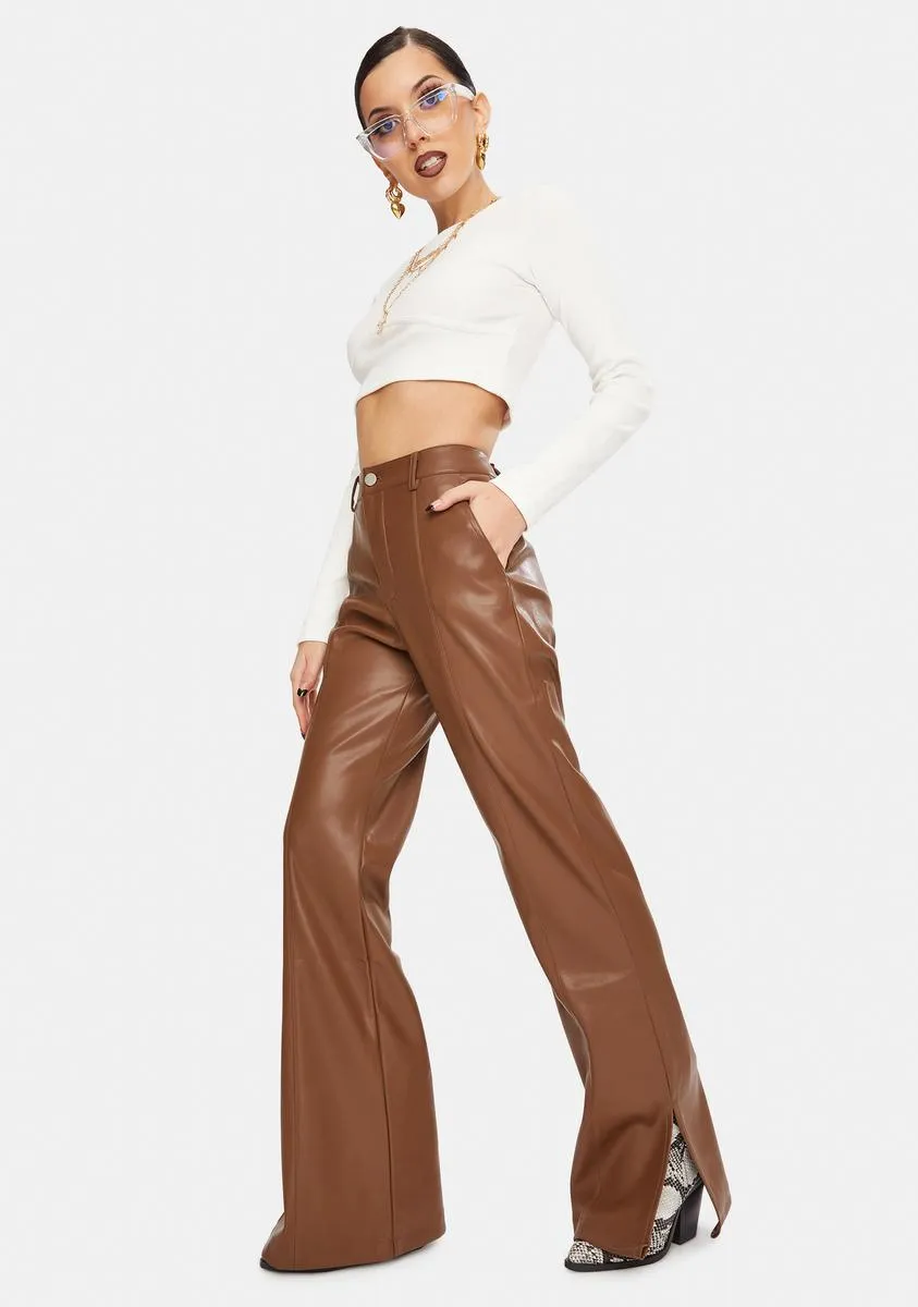 Briar Vegan Leather Pants sold by Dolls Kill product image thumbnail 3