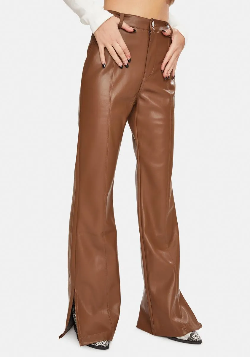 Briar Vegan Leather Pants sold by Dolls Kill