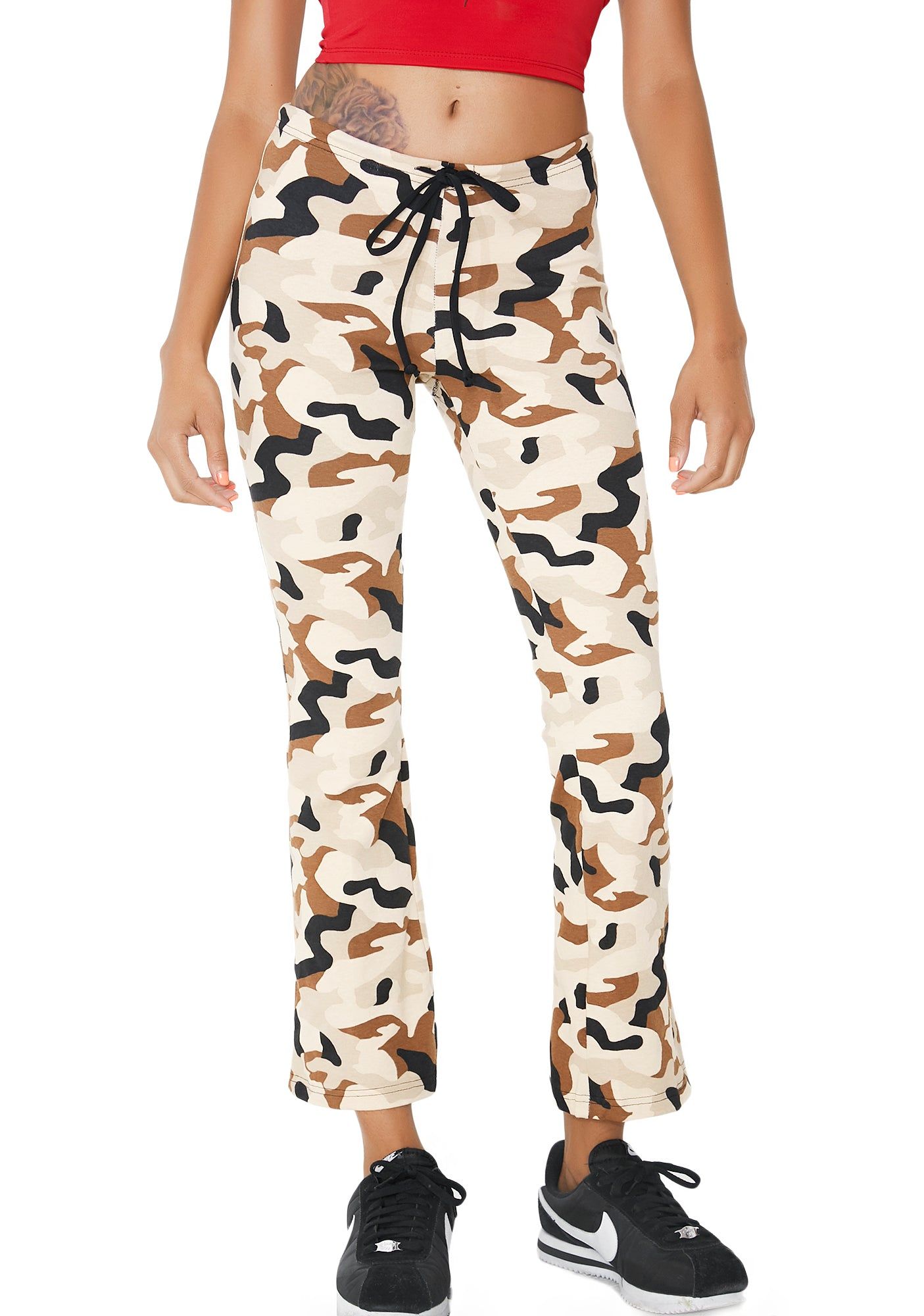 Duty Calls Camo Flare Pants sold by Dolls Kill product image thumbnail 3