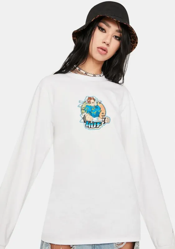 Chun-Li Long Sleeve Tee sold by Dolls Kill