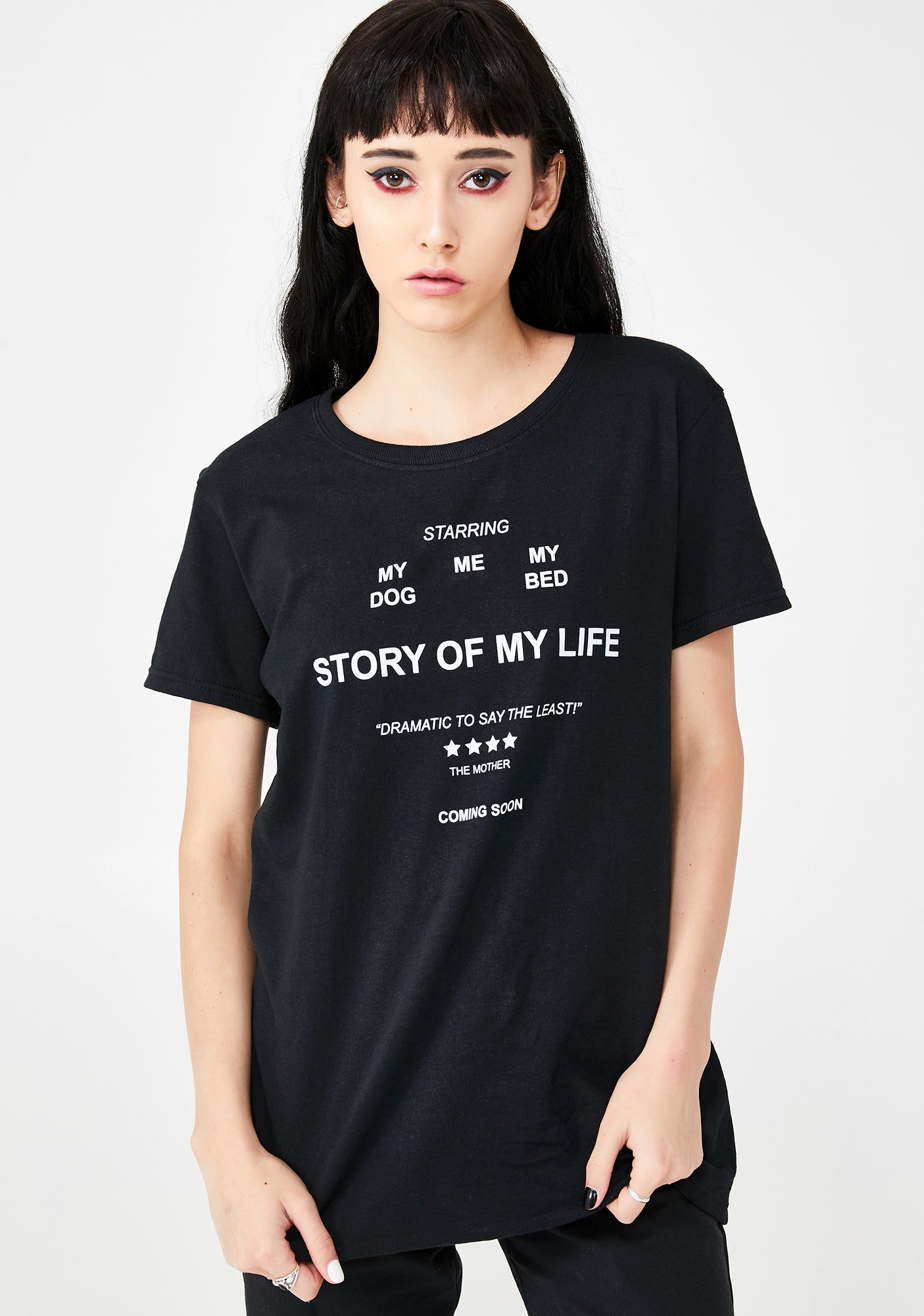 Story Of My Life Graphic Tee sold by Dolls Kill
