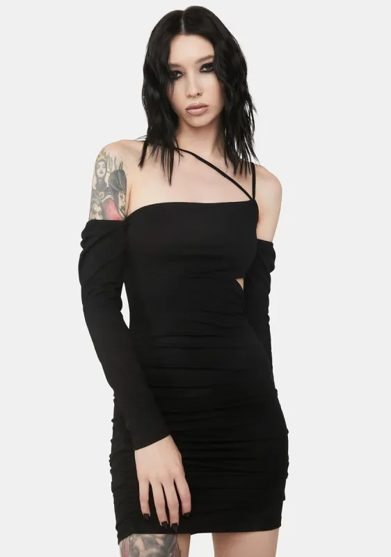 Yanis Off Shoulder Mini Dress sold by Dolls Kill