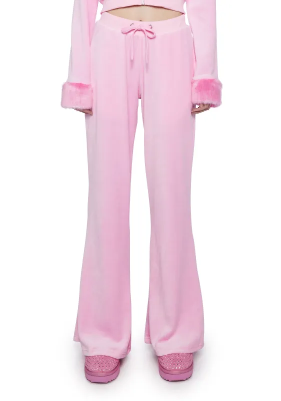 Gumdrop Crush Velour Sweatpants sold by Dolls Kill