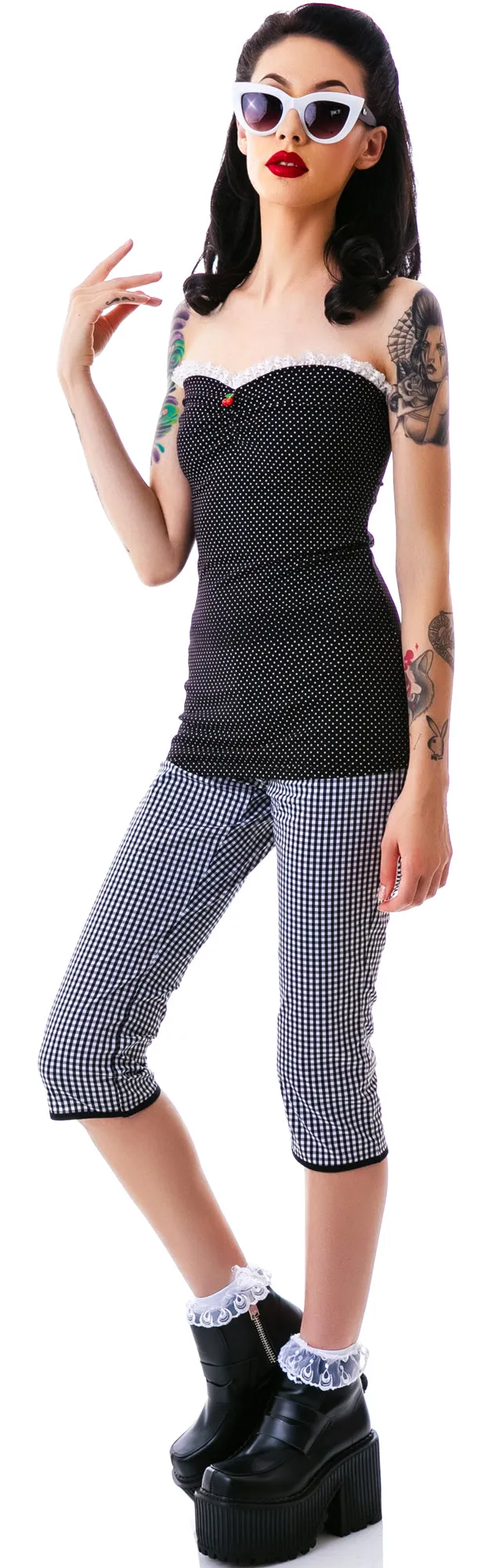 Darling Cherry Tubetop sold by Dolls Kill product image thumbnail 4