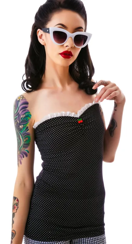 Darling Cherry Tubetop sold by Dolls Kill