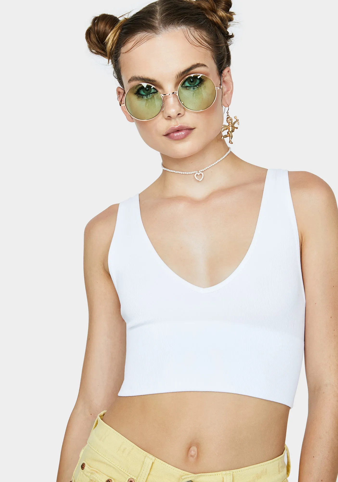 Boo Follow My Lead Crop Tank sold by Dolls Kill product image thumbnail 2