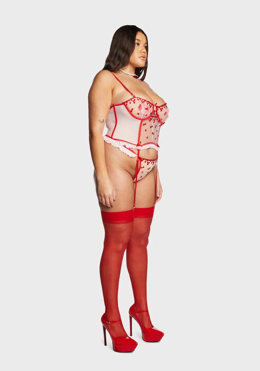 Plus Sweet Love Lingerie Set sold by Dolls Kill product image thumbnail 3