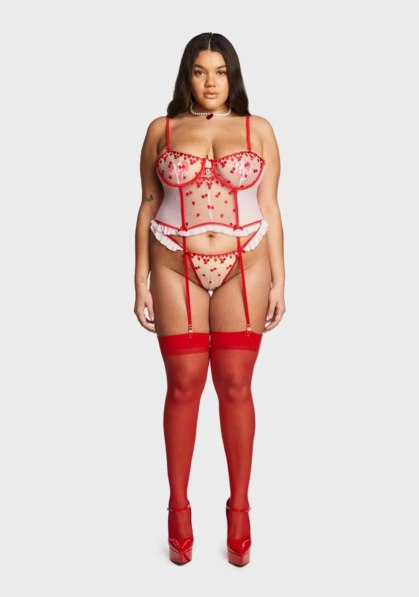 Plus Sweet Love Lingerie Set sold by Dolls Kill