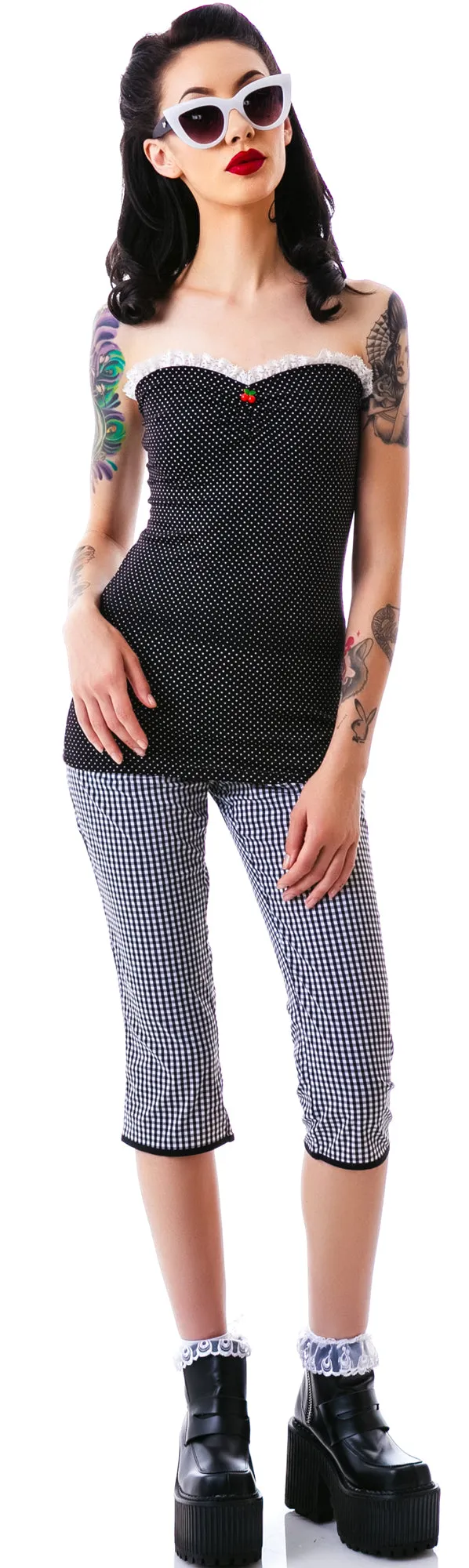 Darling Cherry Tubetop sold by Dolls Kill product image thumbnail 2