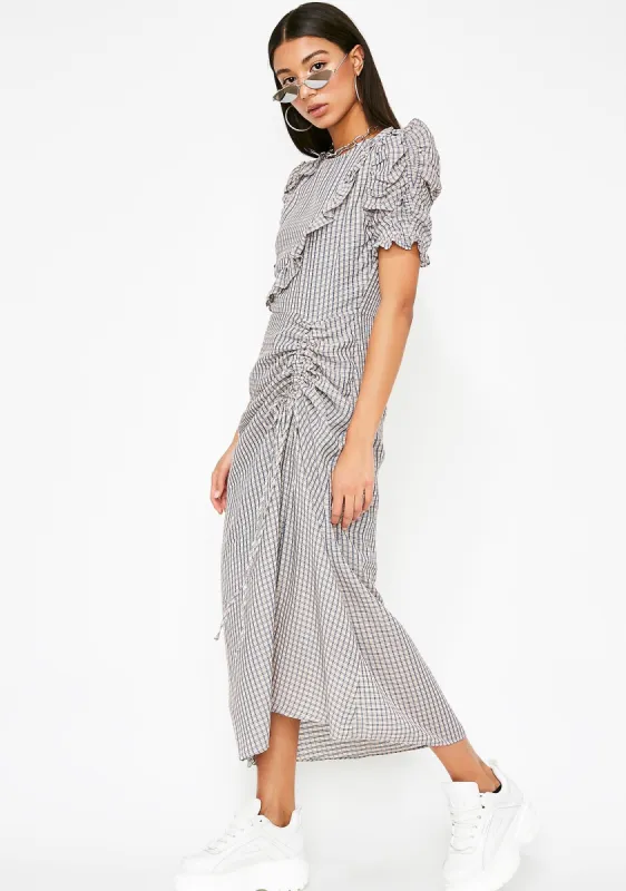 Kindness Killer Plaid Dress sold by Dolls Kill