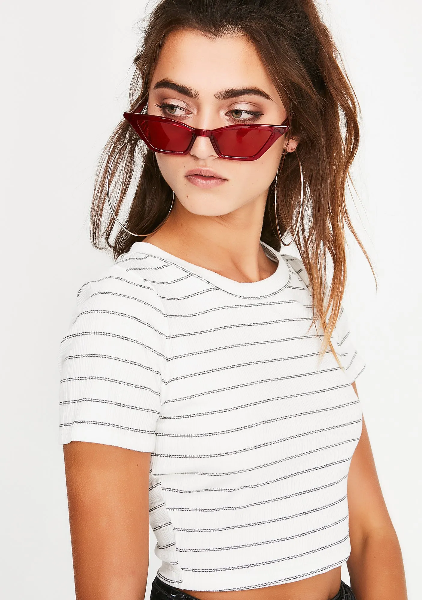 Ice Breaker Crop Tee sold by Dolls Kill