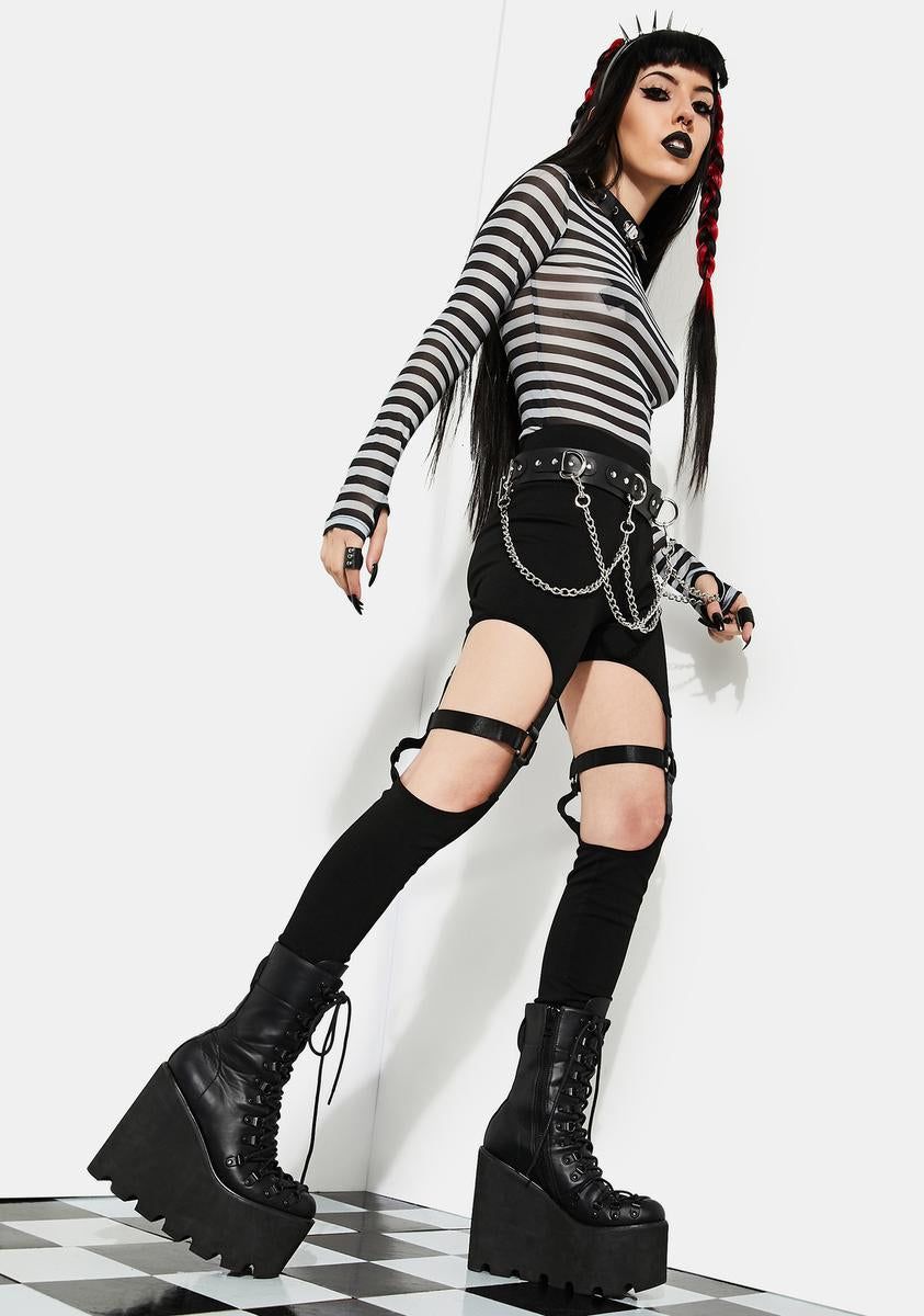 Bitter End Bondage Leggings sold by Dolls Kill product image thumbnail 2