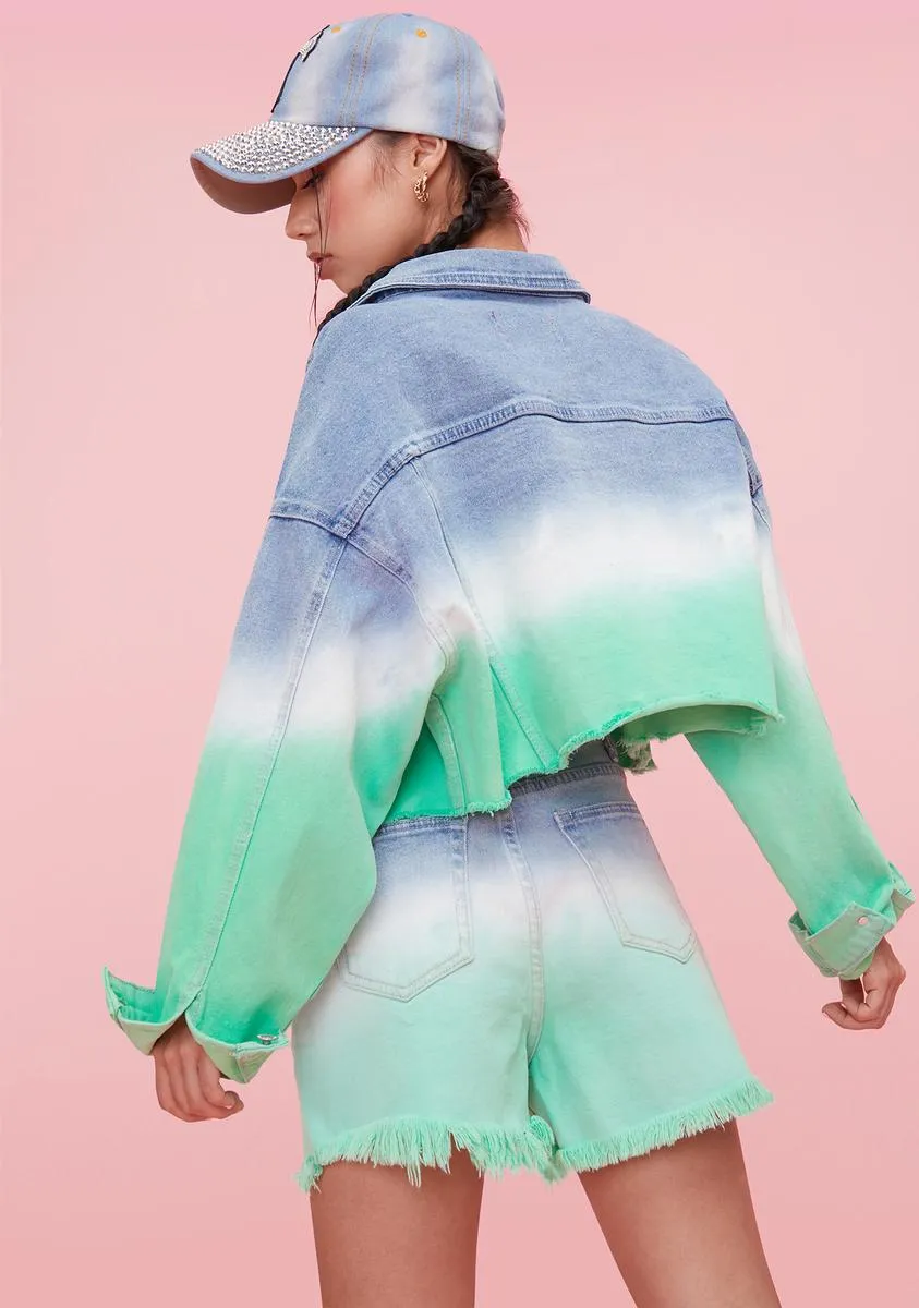 The Glow Up Denim Jacket sold by Dolls Kill product image thumbnail 4