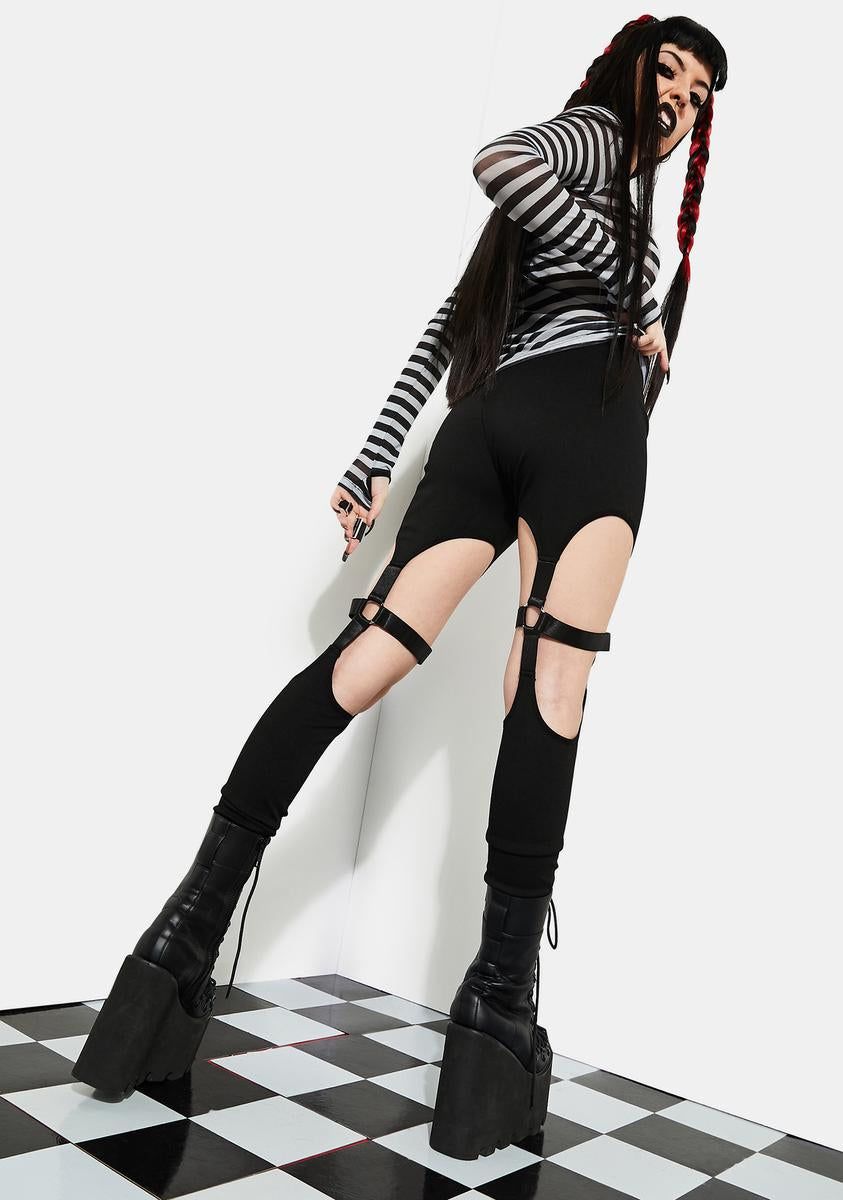 Bitter End Bondage Leggings sold by Dolls Kill product image thumbnail 4