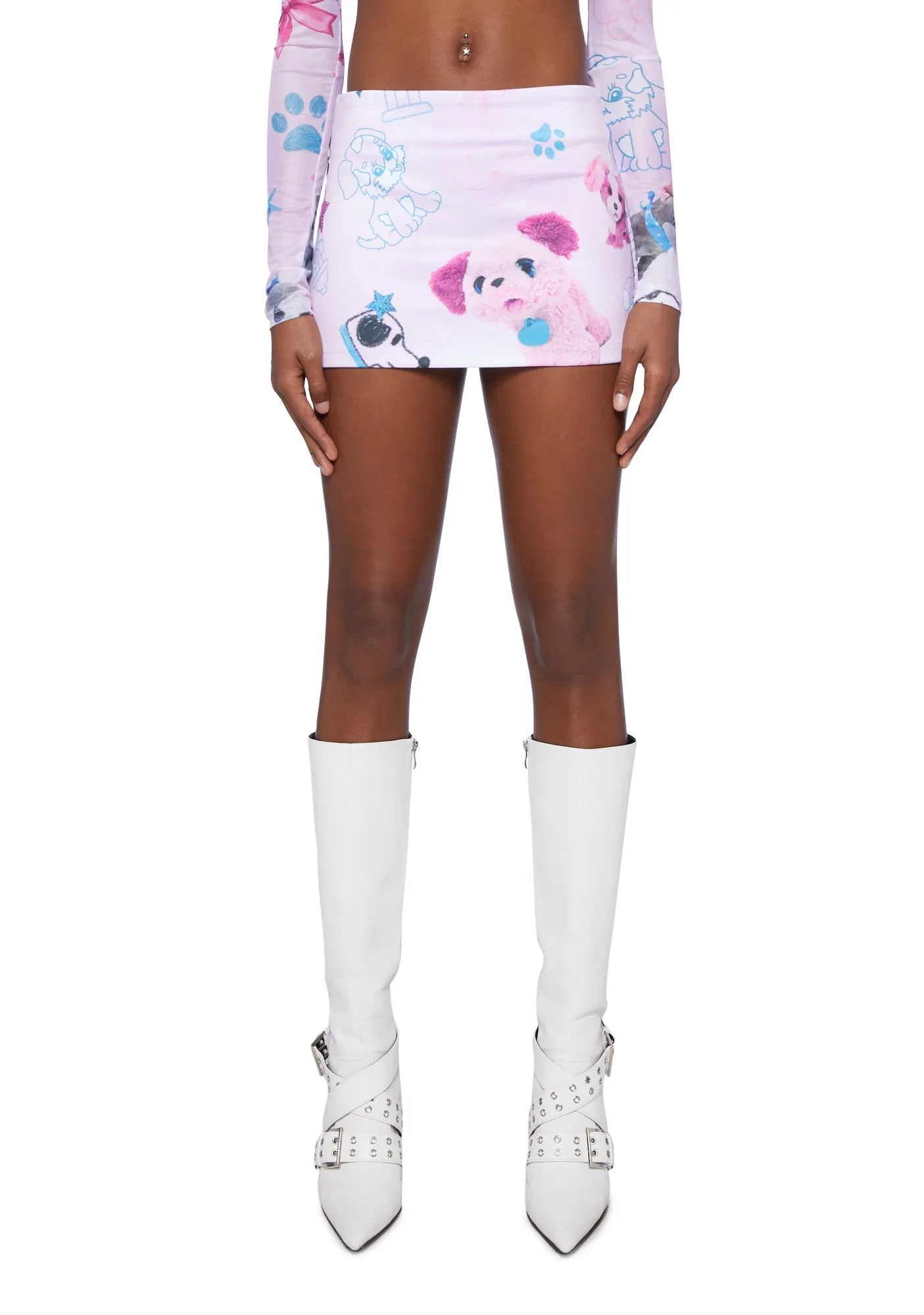 Plushie Paradise Mini Skirt sold by Dolls Kill