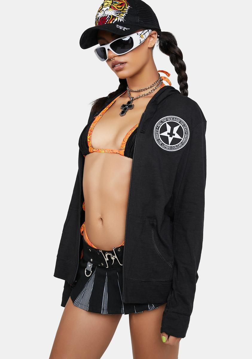 Grim Reaper Hoodie sold by Dolls Kill product image thumbnail 4
