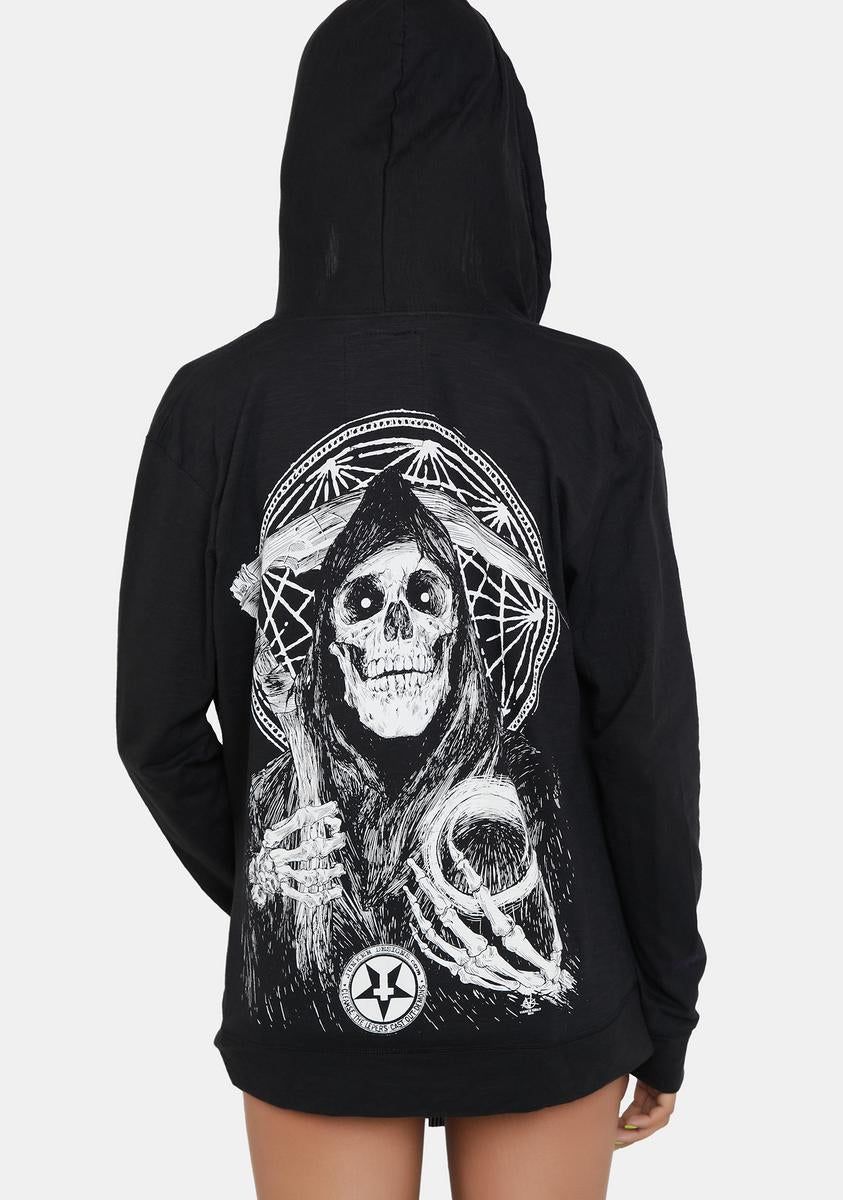 Grim Reaper Hoodie sold by Dolls Kill