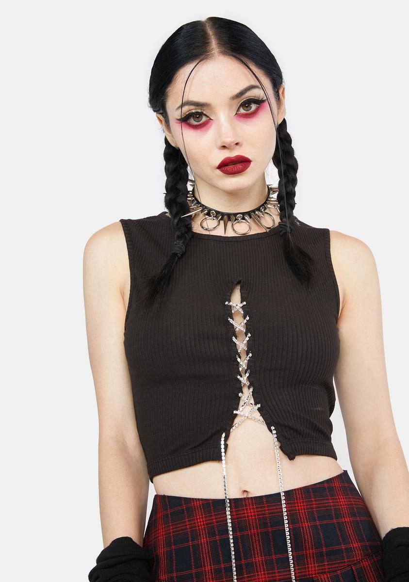 Turn It Around Tank Top sold by Dolls Kill