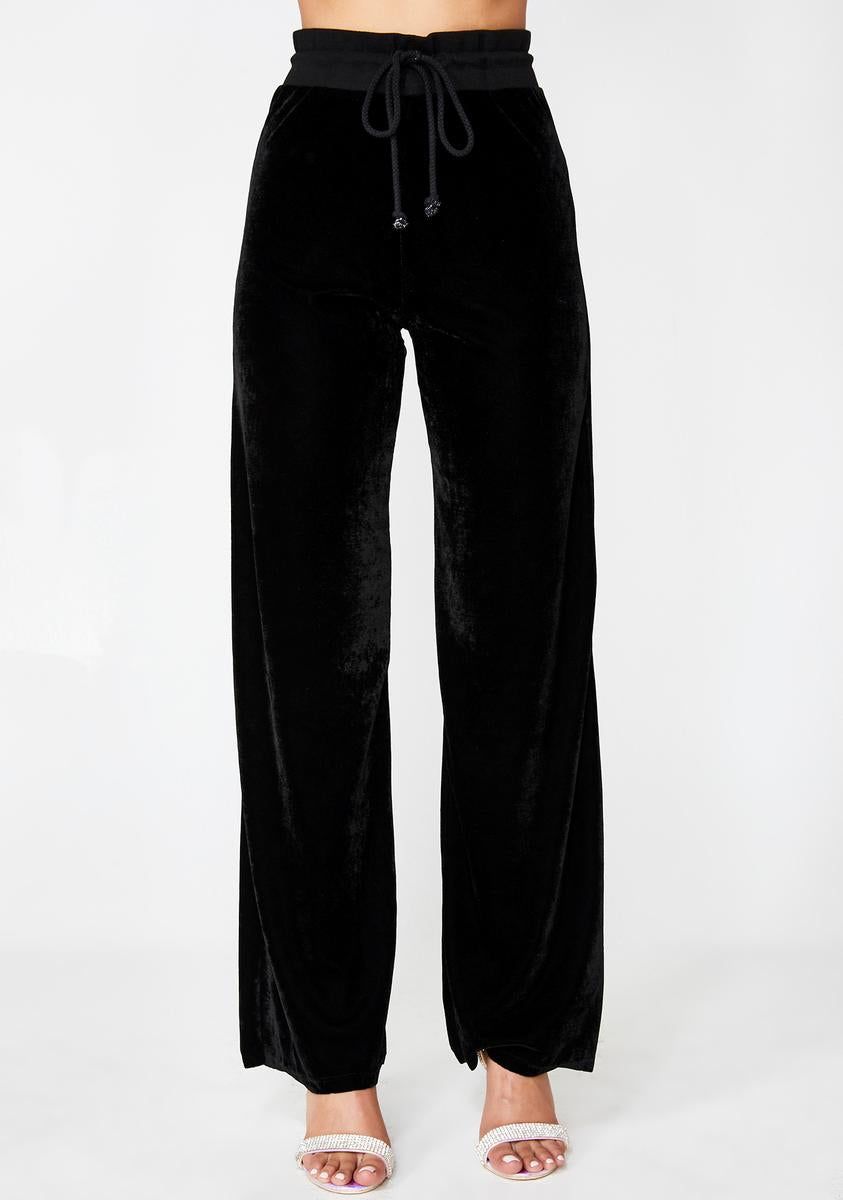 Angel Diamante Wide Leg Joggers sold by Dolls Kill product image thumbnail 4