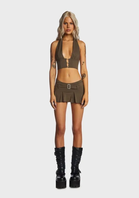 Money Gone Missing Skirt Set sold by Dolls Kill