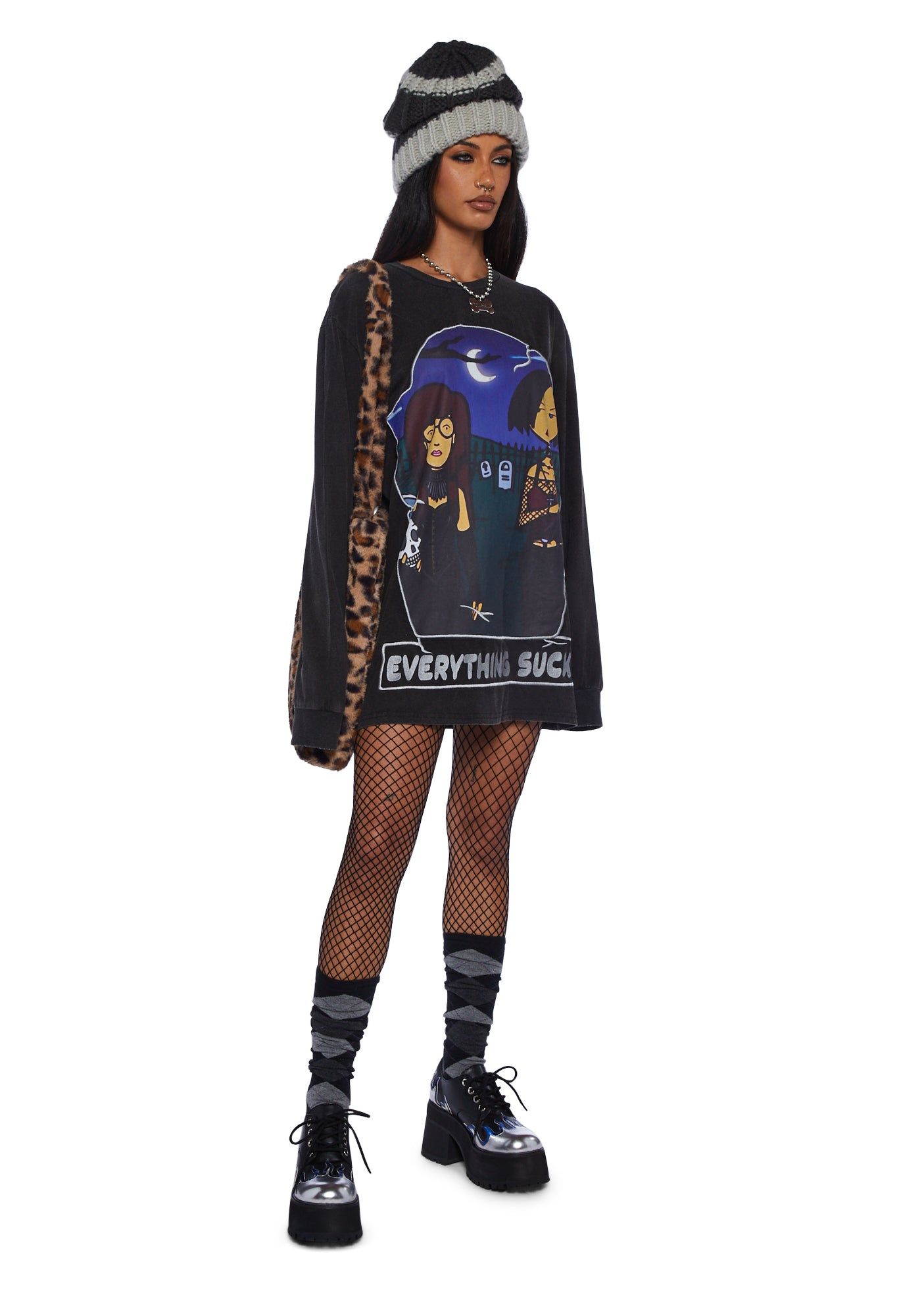 Harsh Realities Long Sleeve Top sold by Dolls Kill product image thumbnail 2