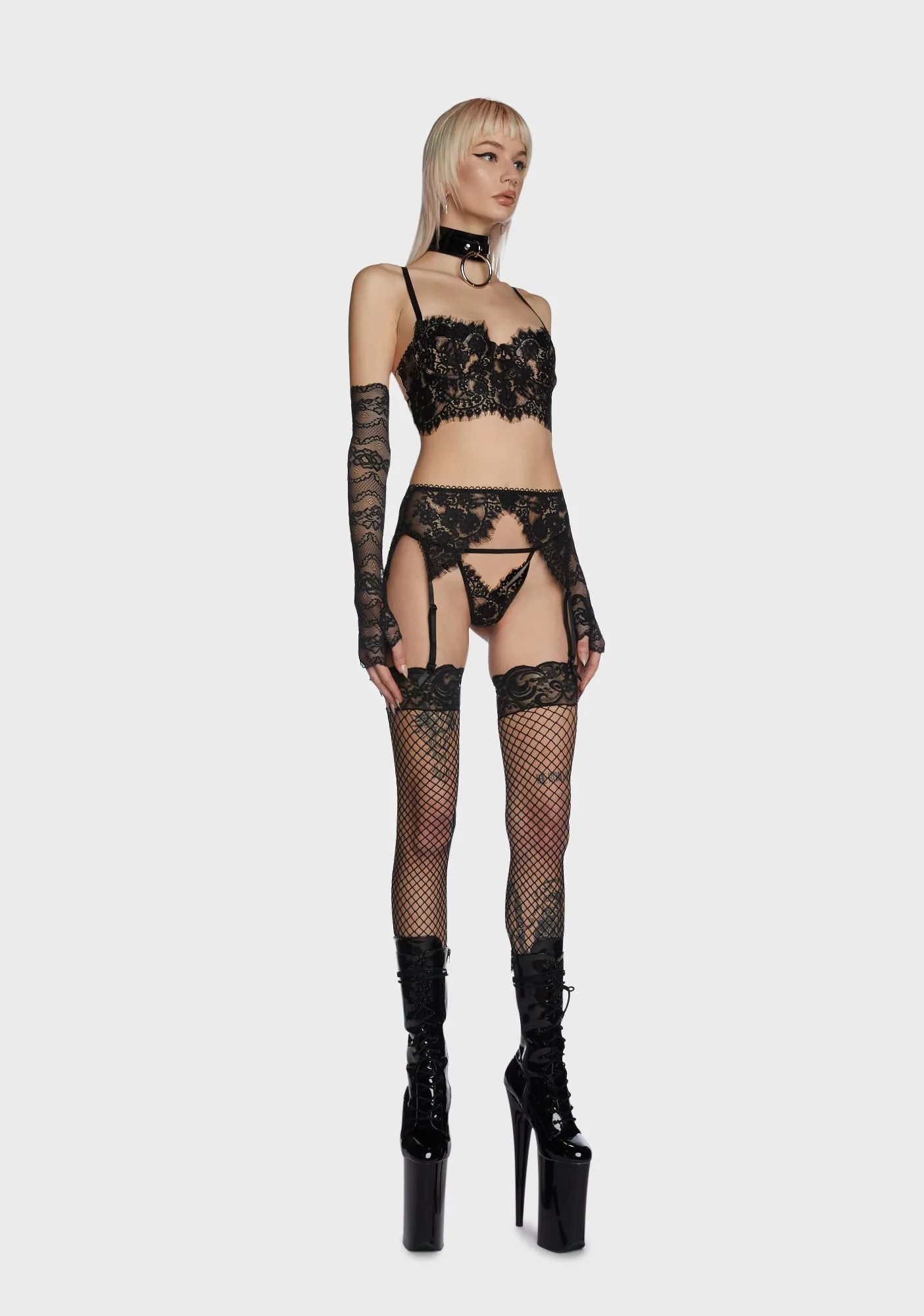 Romance Is Dead Lingerie Set sold by Dolls Kill product image thumbnail 5