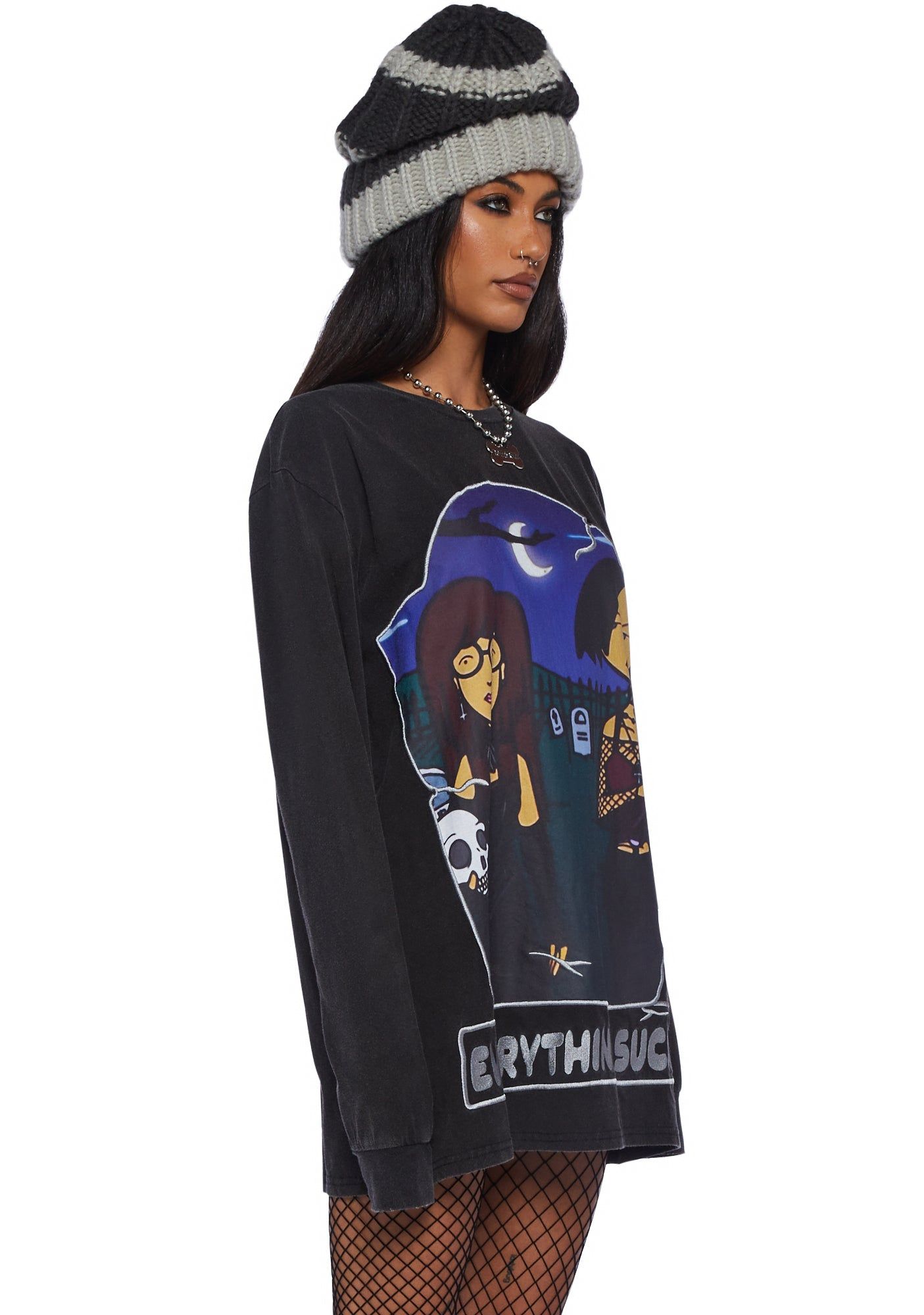 Harsh Realities Long Sleeve Top sold by Dolls Kill product image thumbnail 3