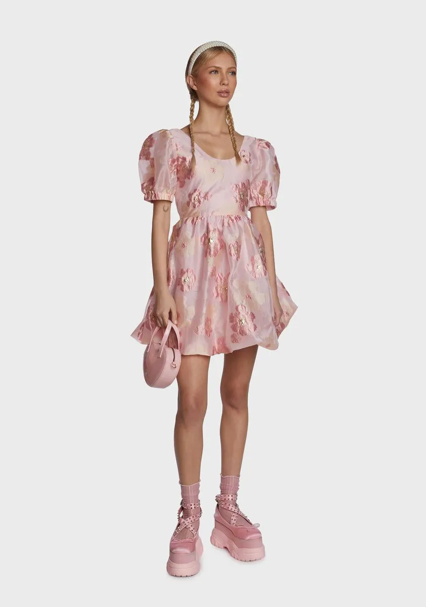 Isabella Jacquard Mini Dress sold by Dolls Kill product image thumbnail 5