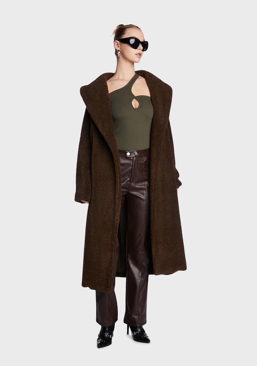 Belva High Waist Faux Leather Trousers sold by Dolls Kill product image thumbnail 3