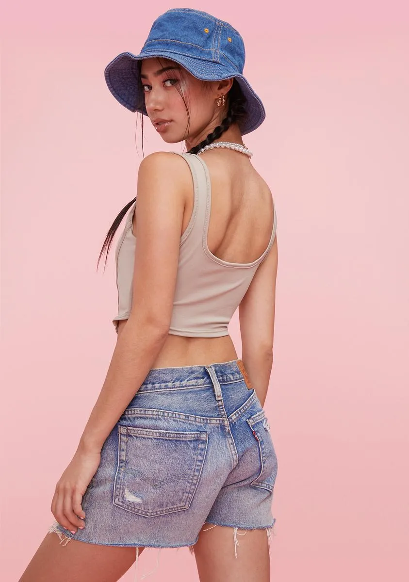 Chic Vision Corset Crop Tank sold by Dolls Kill product image thumbnail 4