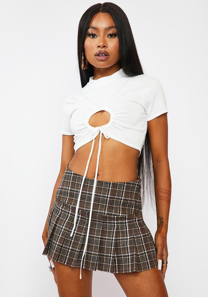 Important Lessons Crop Top sold by Dolls Kill