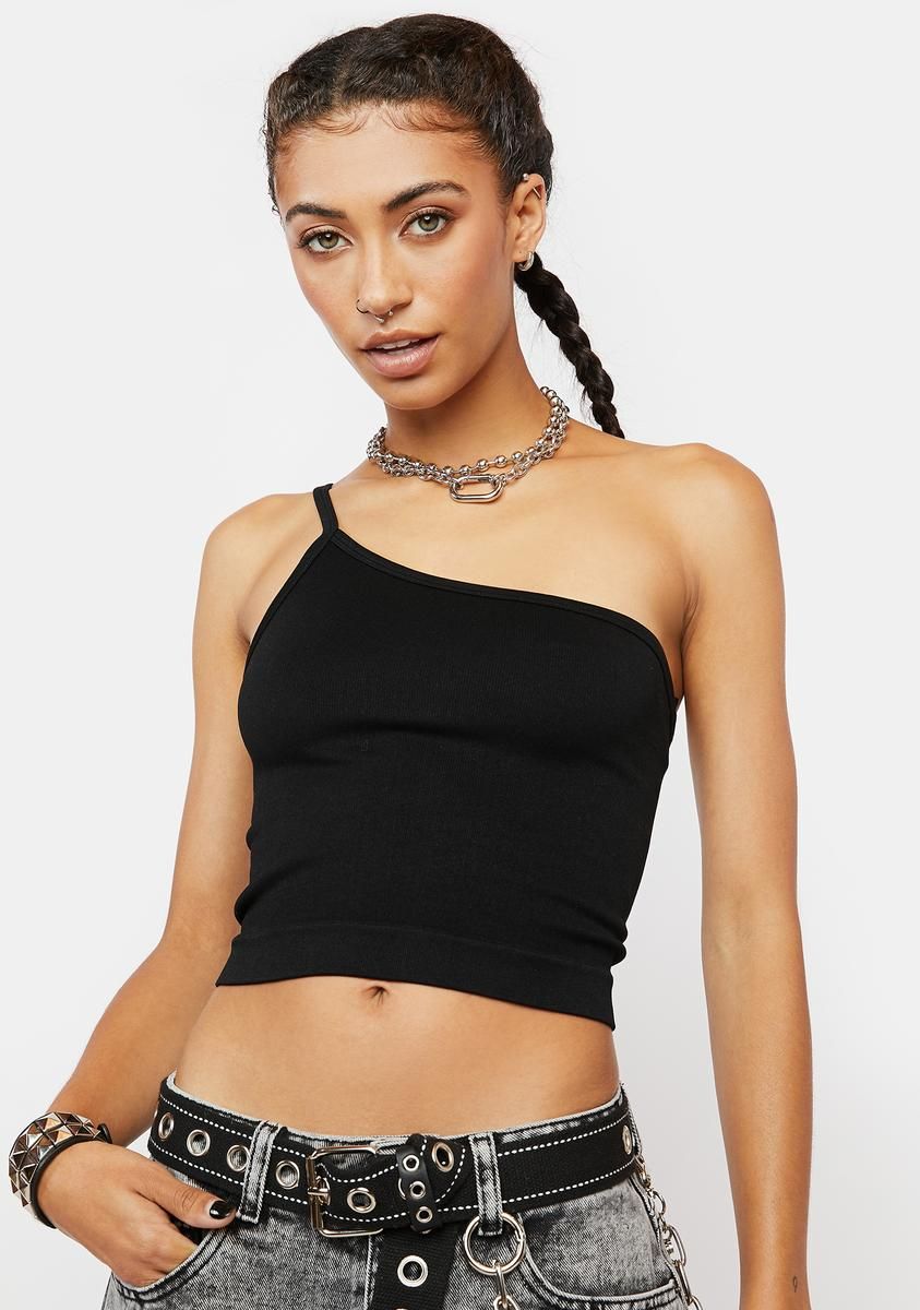 One Shoulder Tank Top sold by Dolls Kill