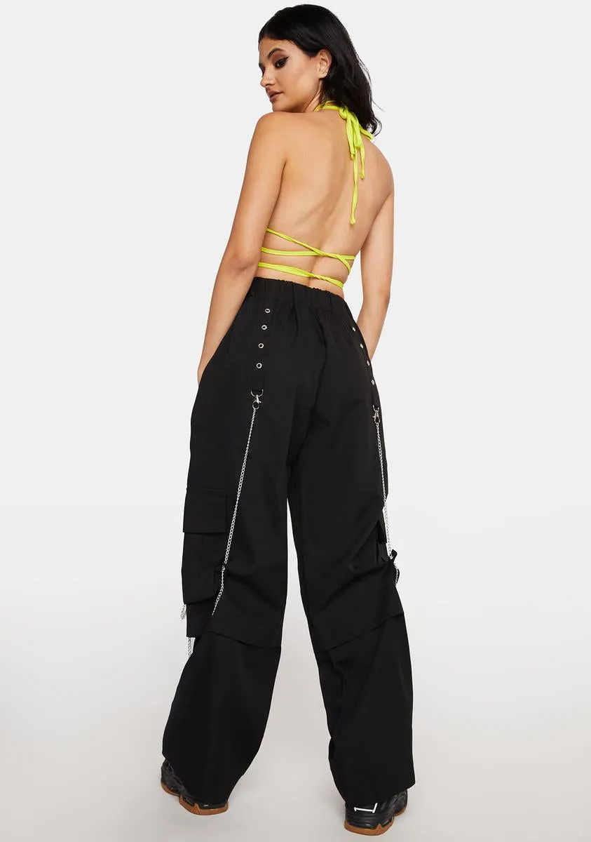 Dark Happiest With You Cargo Pants sold by Dolls Kill product image thumbnail 4