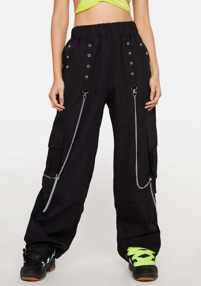 Dark Happiest With You Cargo Pants sold by Dolls Kill