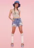 Chic Vision Corset Crop Tank sold by Dolls Kill