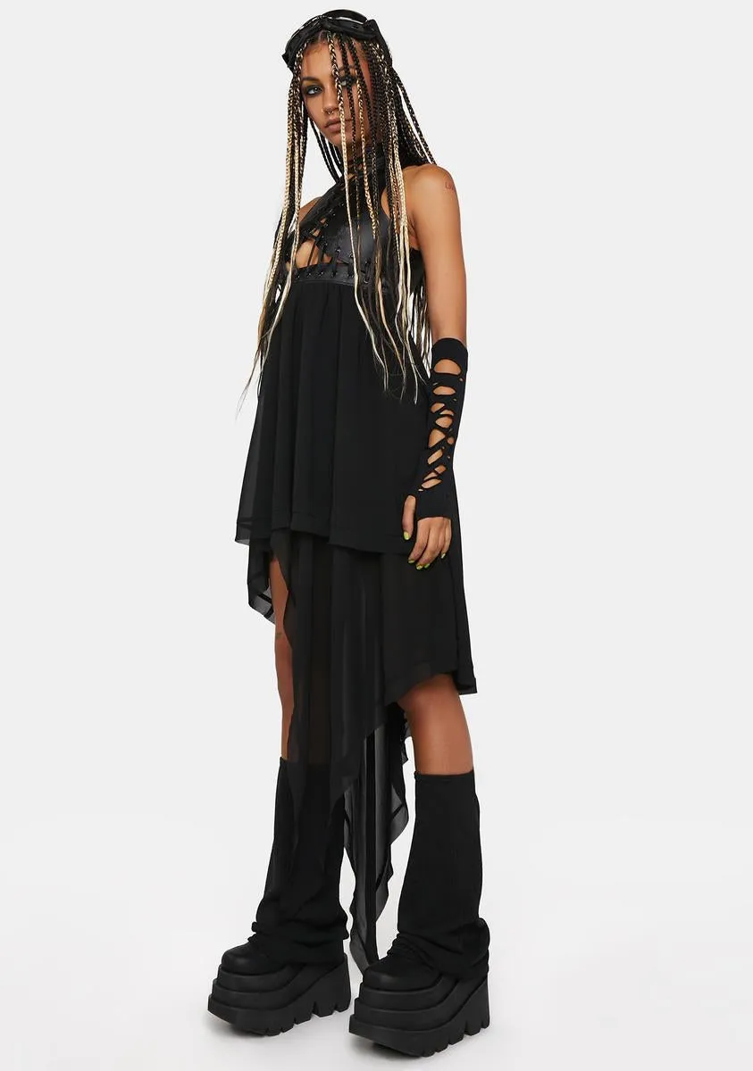 Compression Corset Midi Dress sold by Dolls Kill product image thumbnail 3