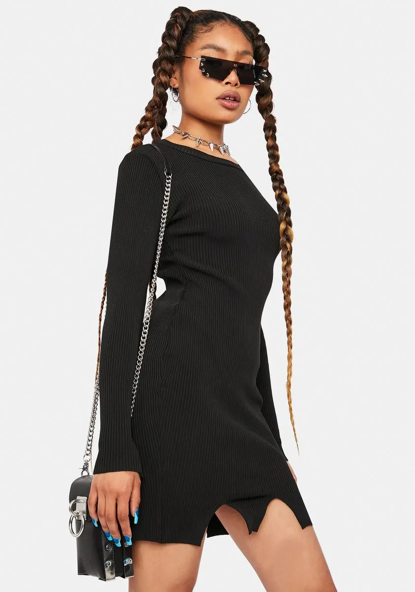 Servin' Attitude Ribbed Mini Dress sold by Dolls Kill product image thumbnail 2
