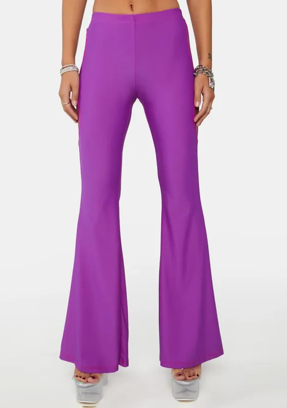 Neon Dimensions Cut-Out Flares sold by Dolls Kill