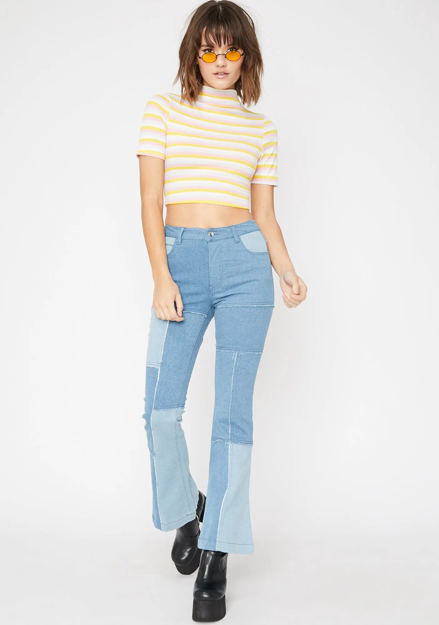 Precious Cargo Striped Top sold by Dolls Kill product image thumbnail 3