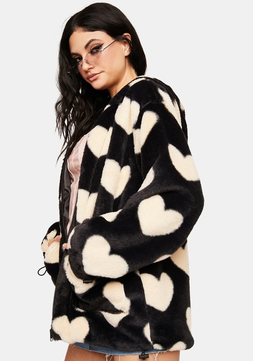 Wicked Cupid's Little Helper Fuzzy Jacket sold by Dolls Kill product image thumbnail 2