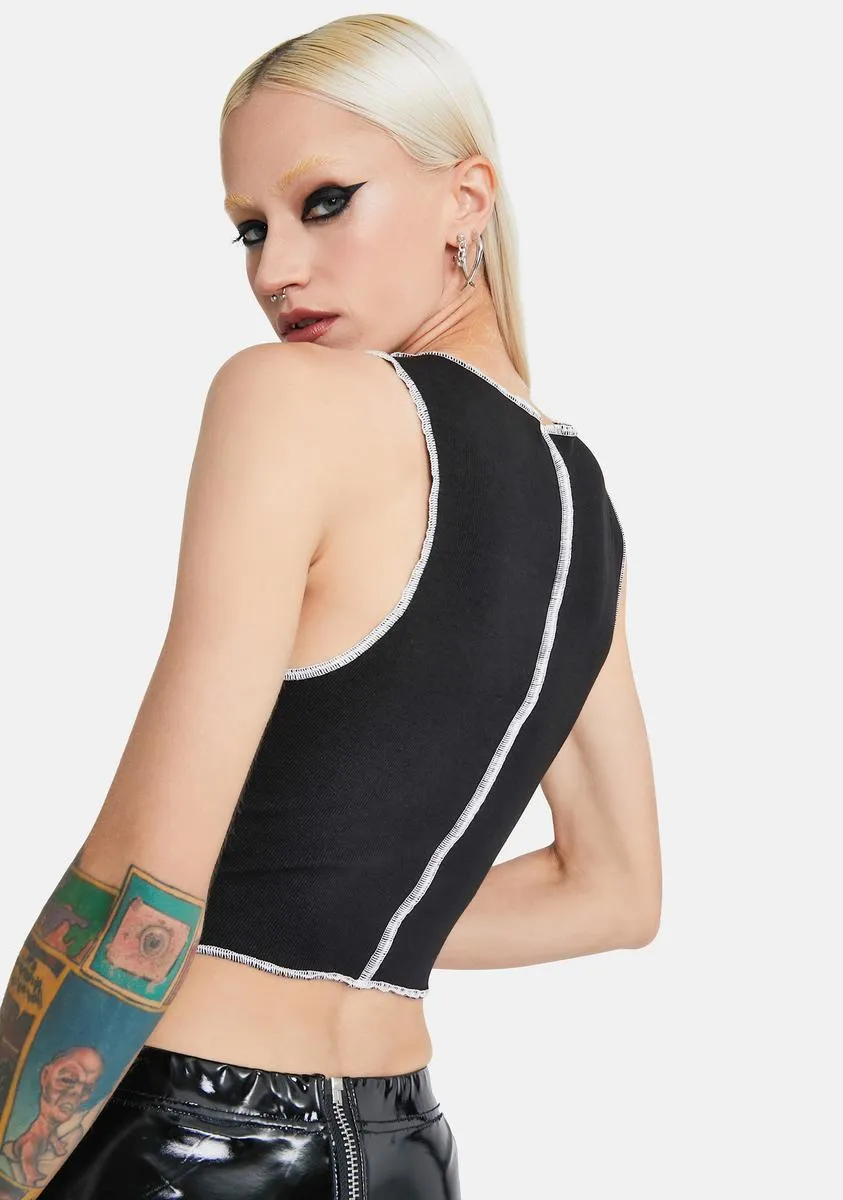 In My Vibe Crop Tank Top sold by Dolls Kill product image thumbnail 4