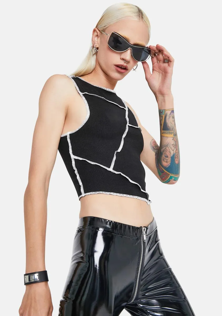 In My Vibe Crop Tank Top sold by Dolls Kill product image thumbnail 2