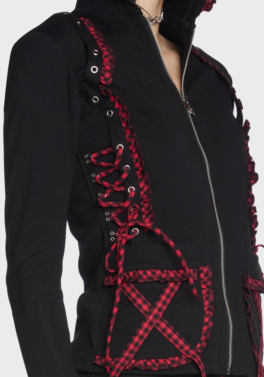 Black And Red Bo Peep Hoodie sold by Dolls Kill product image thumbnail 2